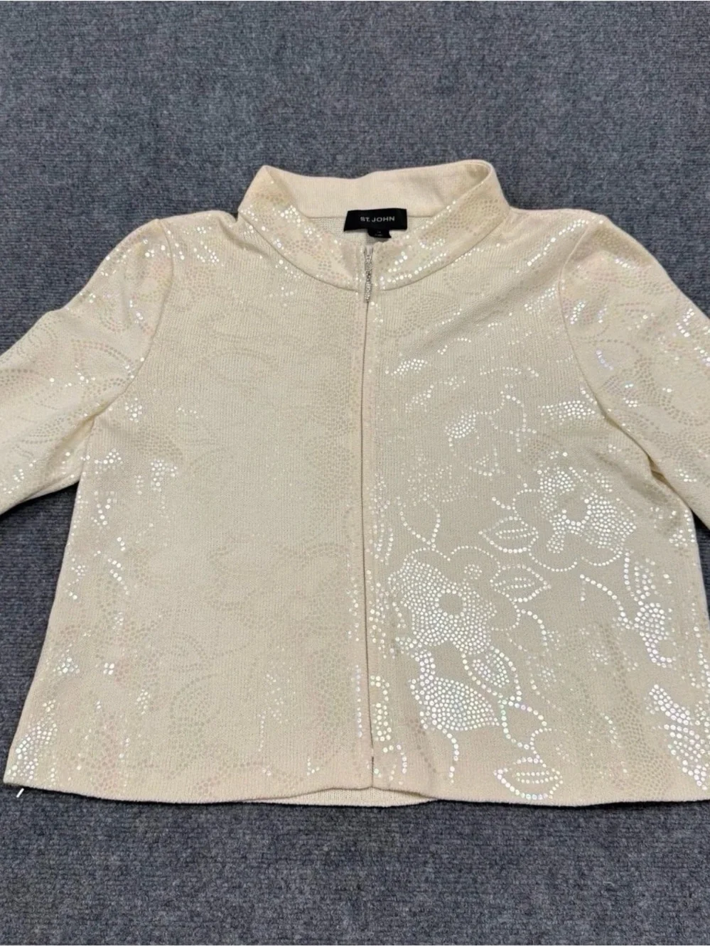 St. John Ivory jacket Size 14